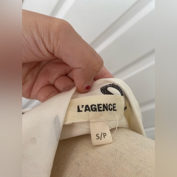 L’agence 100% Silk Snake Chain Print Dress and Shirt Size Small - Picture 7 of 10